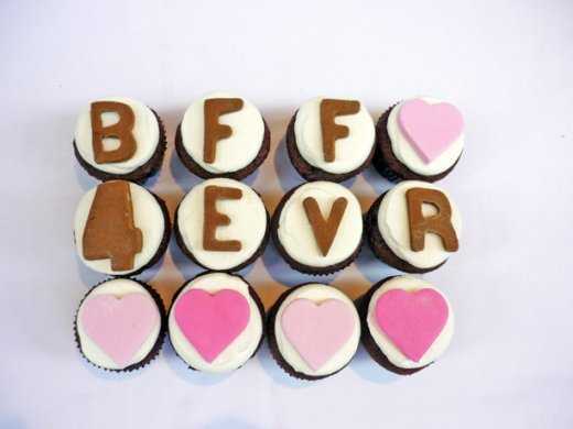 Cupcakes para tu amiga: ¡Best friends forever!